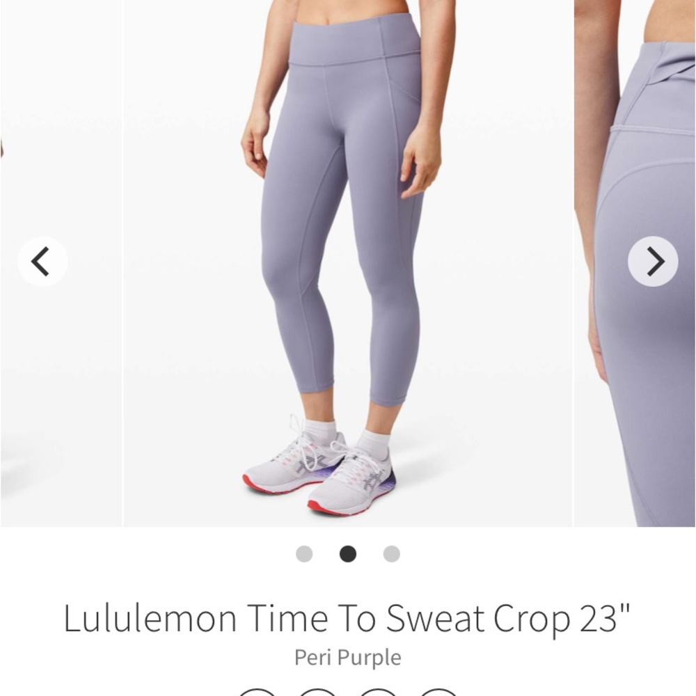 Lululemon Time to Sweat Crop 23”